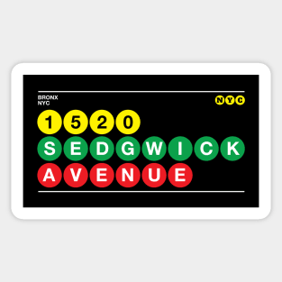 Sedgwick Ave Sticker